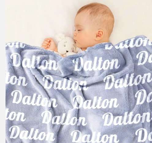 Custom Name Blanket image 10