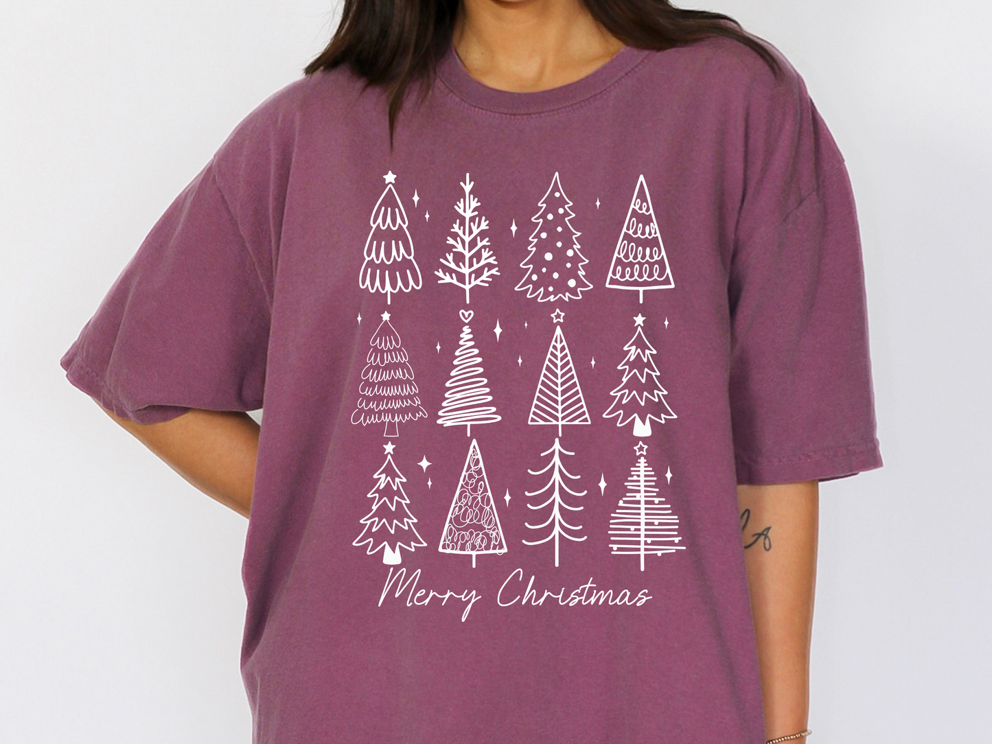 Merry Christmas Trees Tee