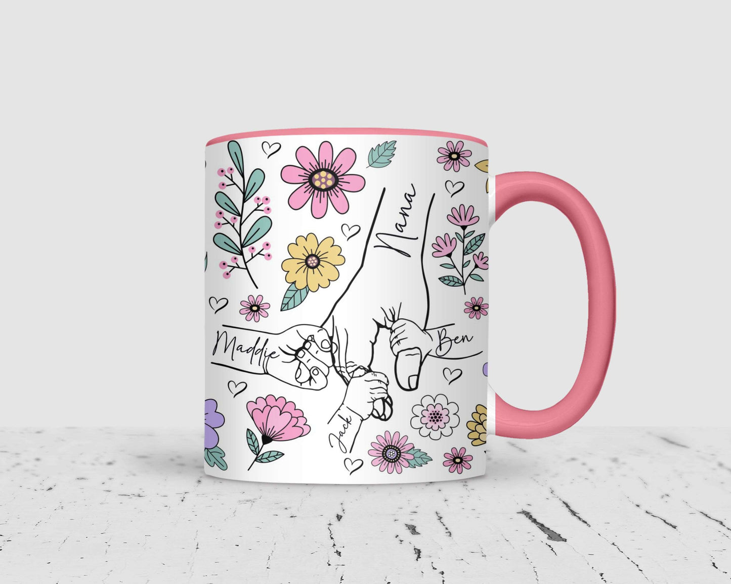 Mom Holding Hand Mug image 1