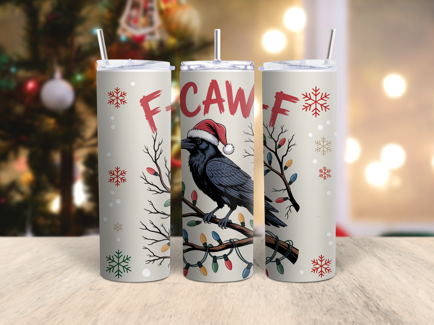 Merry F-CAW-F Christmas Tumbler