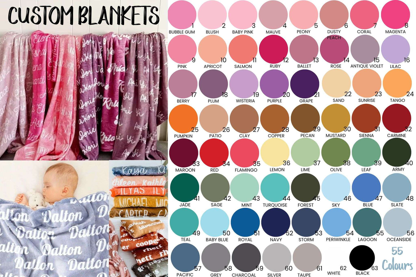 Custom Name Blanket image 1