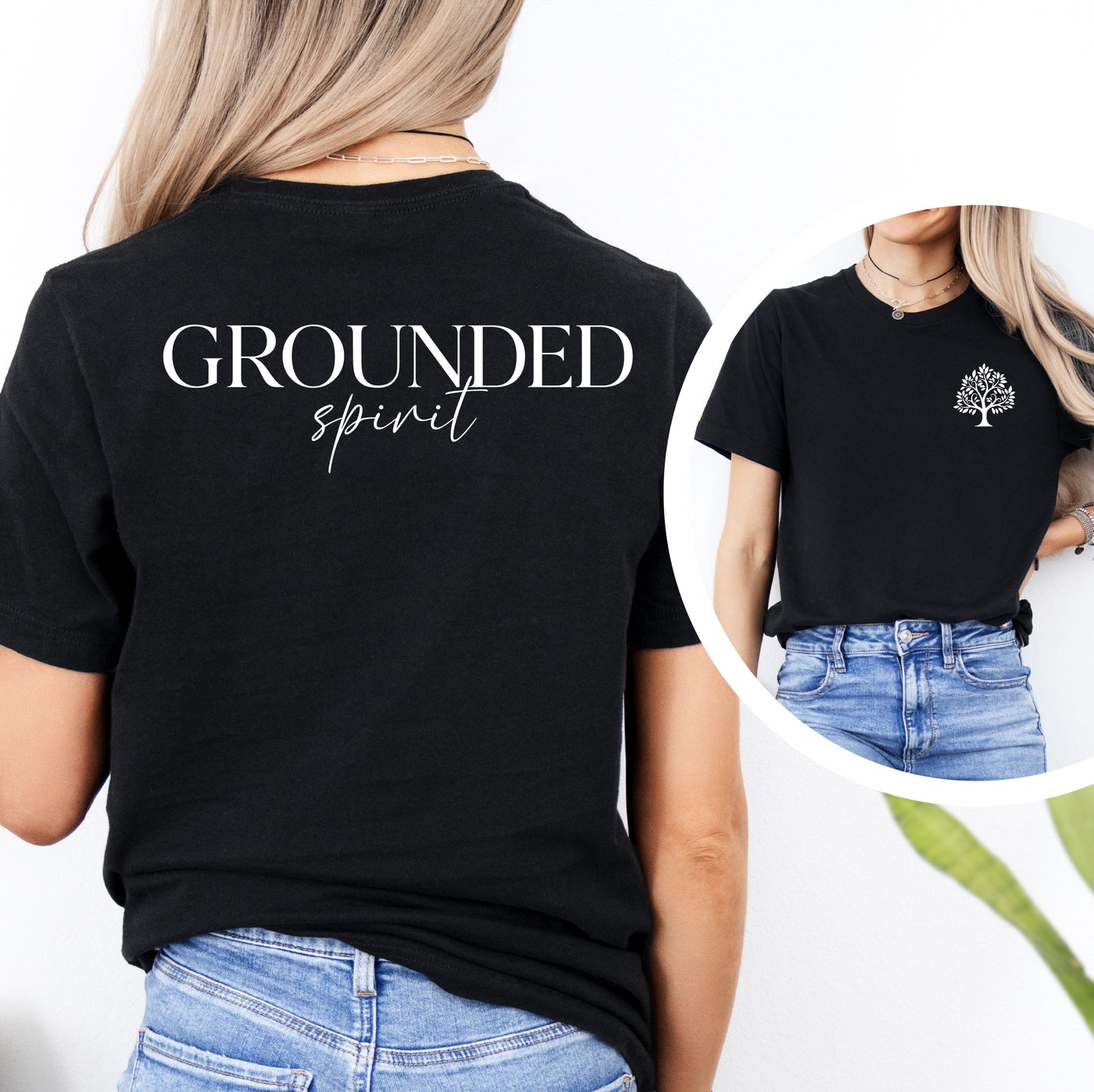 Grounded Spirit Tee – Black