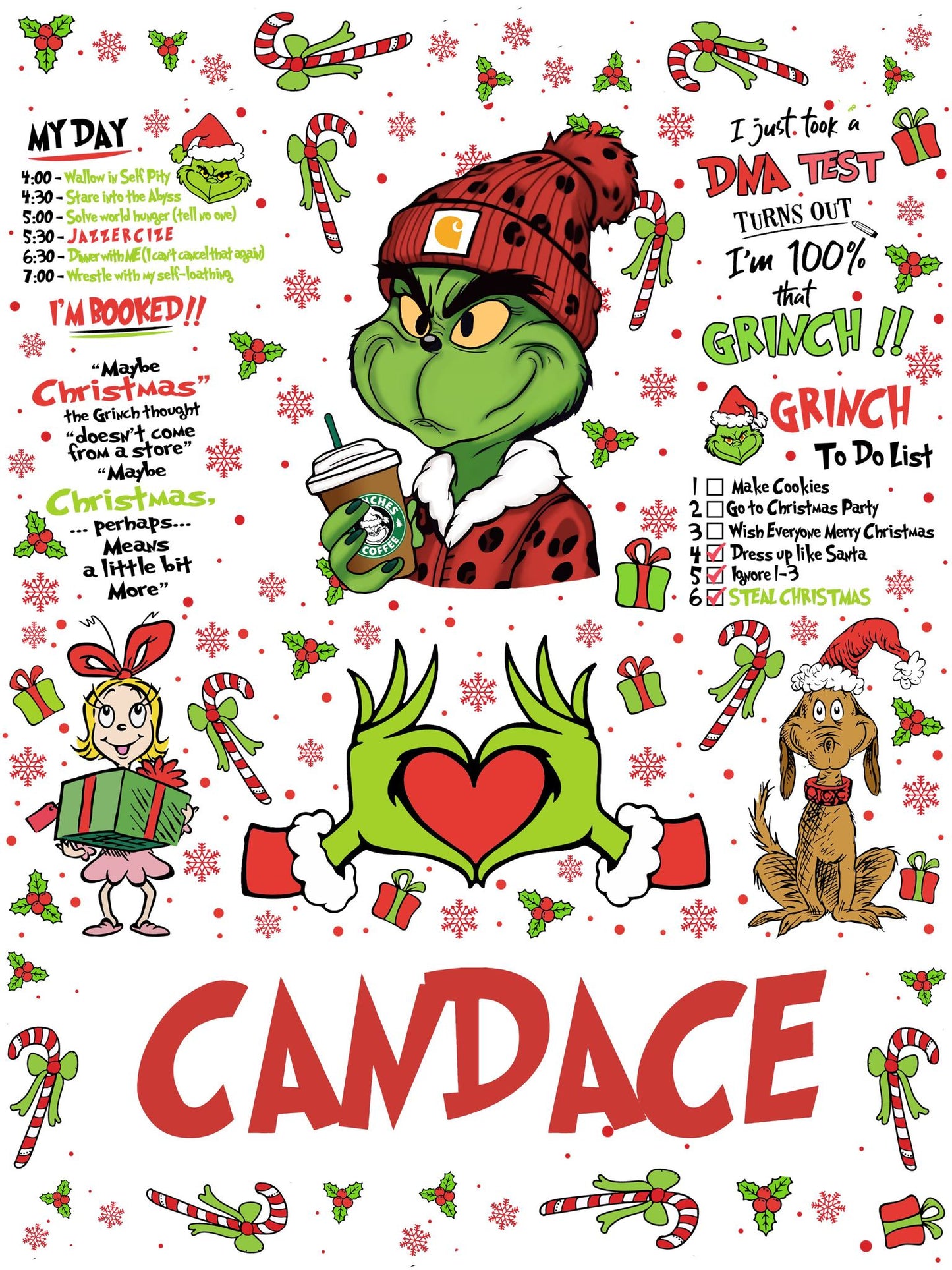 Custom Christmas Name Blankets