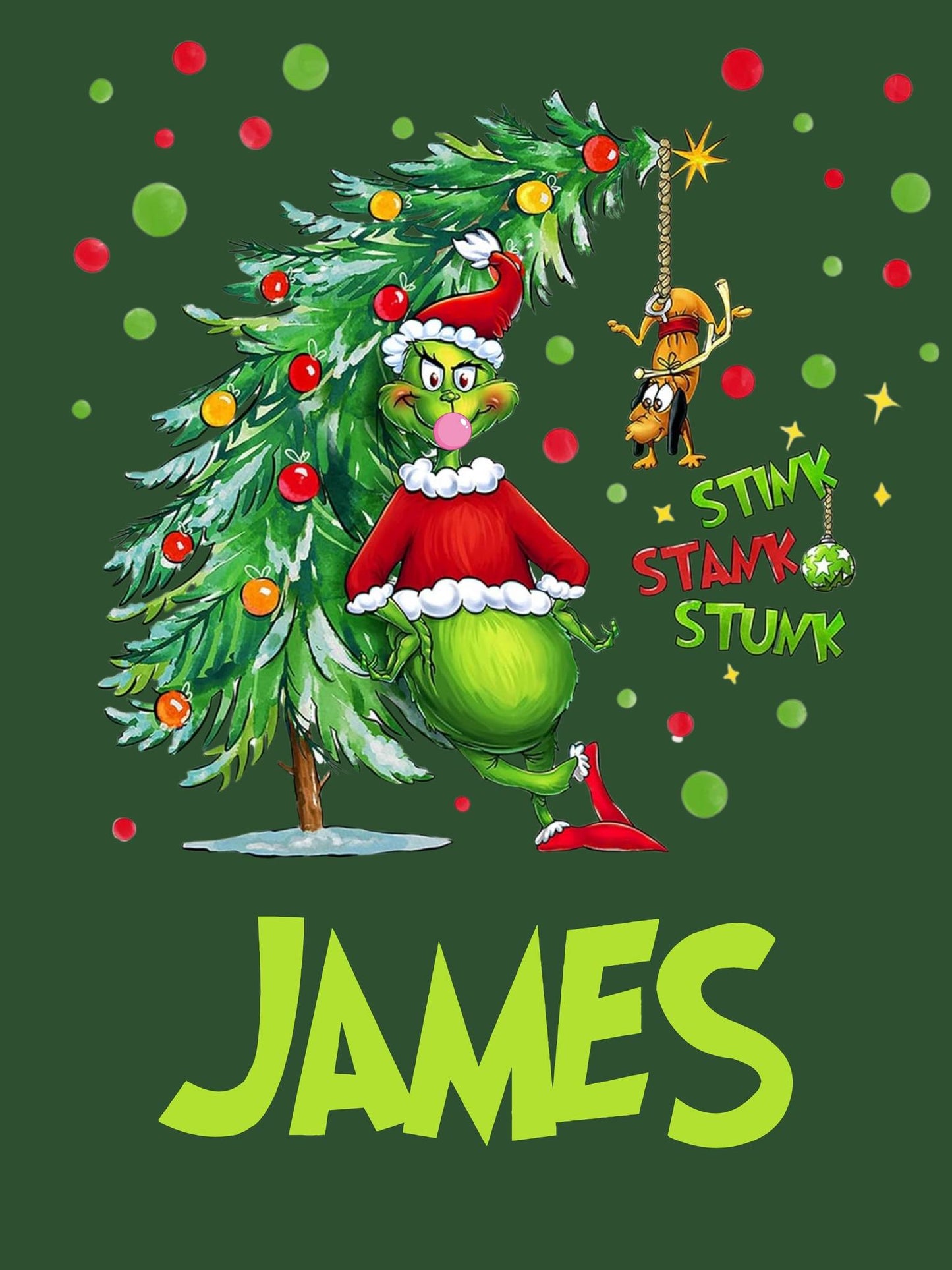Custom Christmas Name Blankets