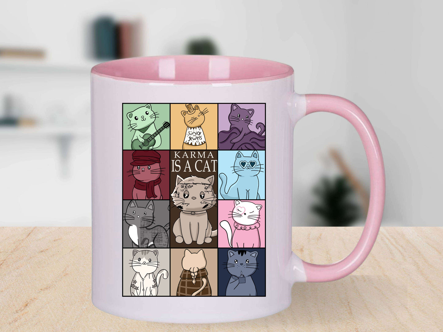 Karma Is A Cat Mug image 0