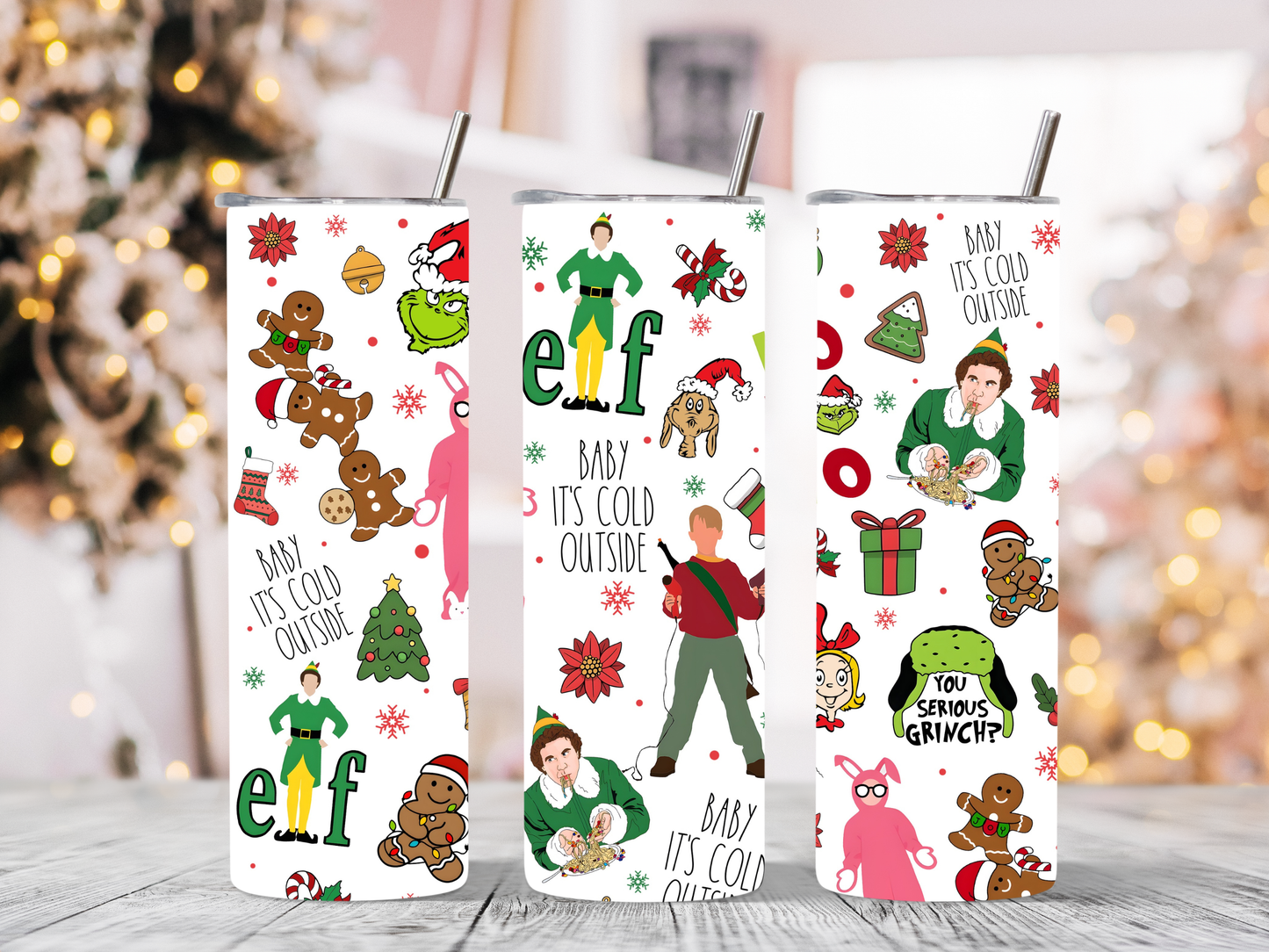Christmas Movie Tumbler