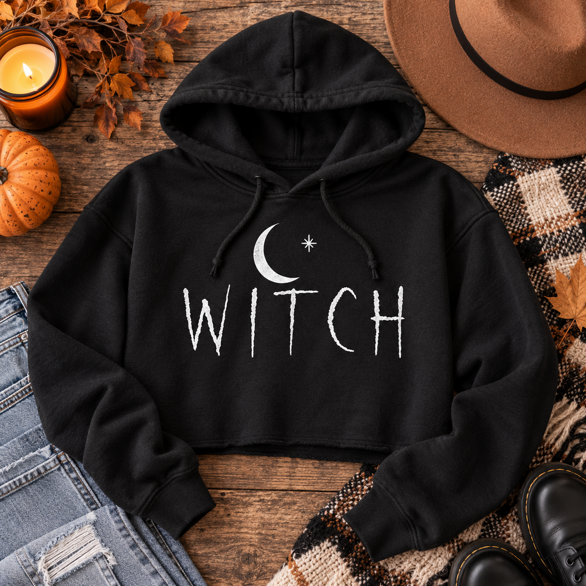 Witch Cropped Hoodie