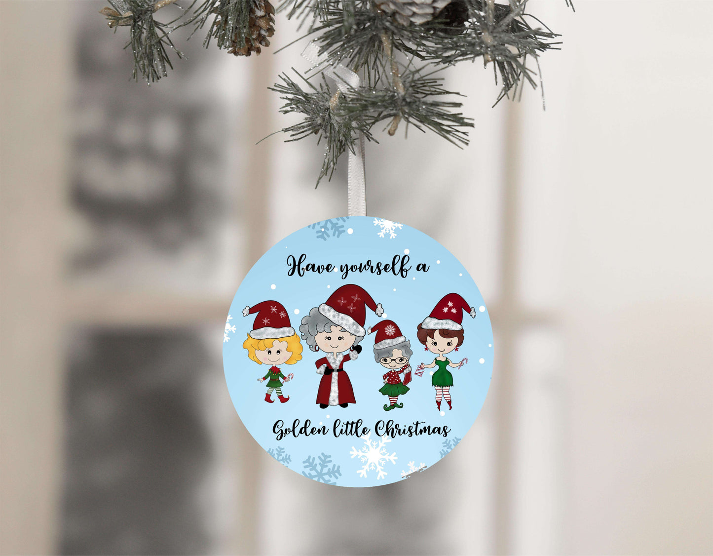 Golden Christmas Ornament image 0