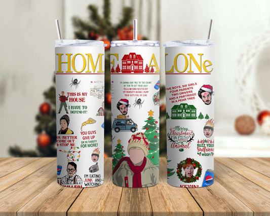 Home Alone Inspired Tumbler image 0