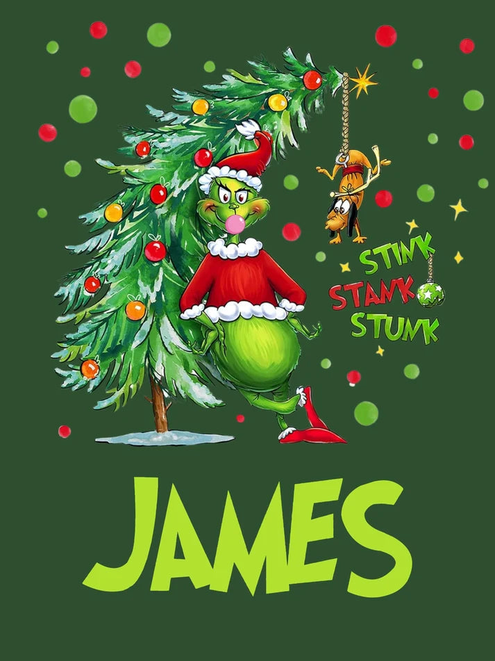 Custom Christmas Name Blankets