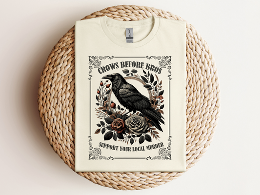 Crows Before Bros Tee
