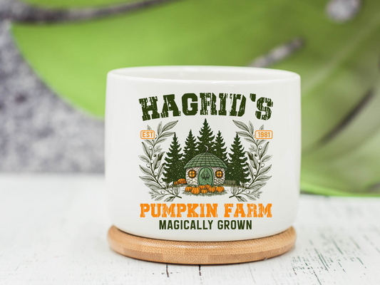 Hagrid’s Pumpkin Farm Ceramic Pot