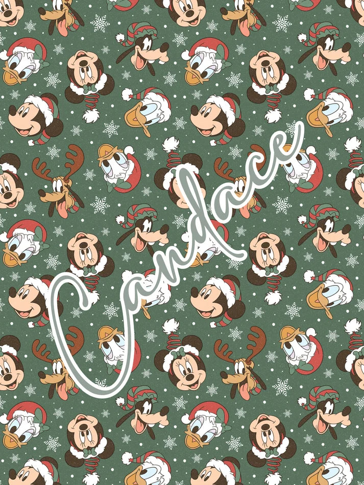 Custom Christmas Name Blankets