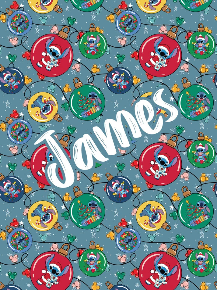 Custom Christmas Name Blankets