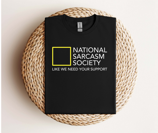National Sarcasm Society Tee image 0