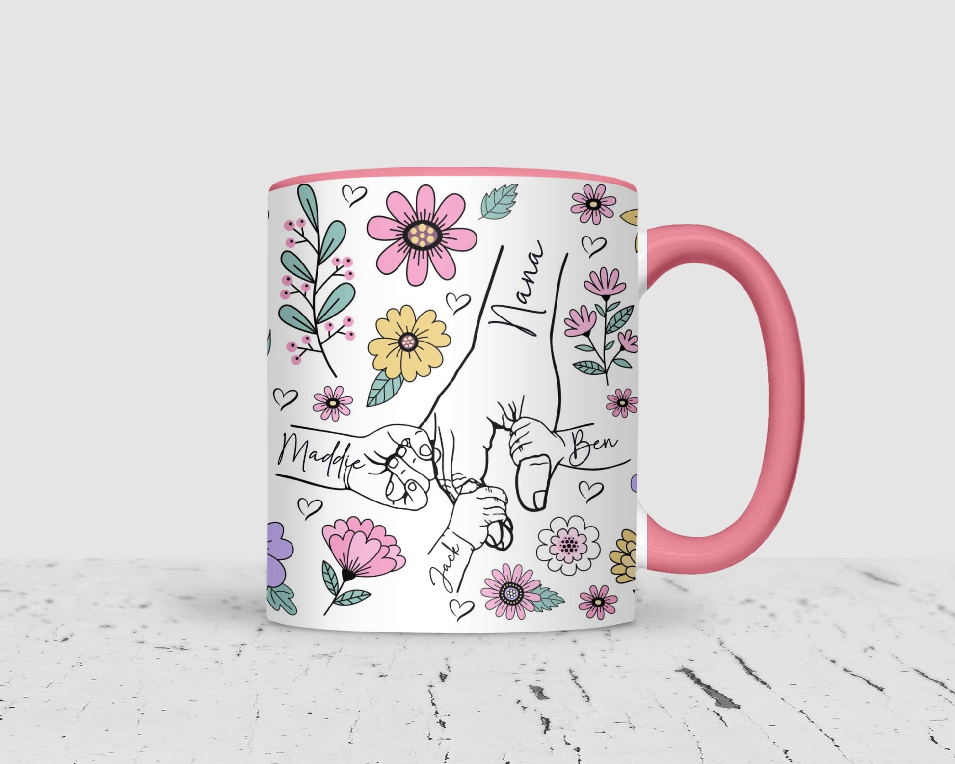 Mom Holding Hand Mug image 1