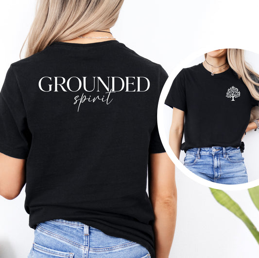 Grounded Spirit Tee – Black