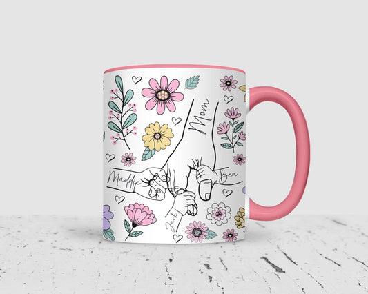 Mom Holding Hand Mug image 0