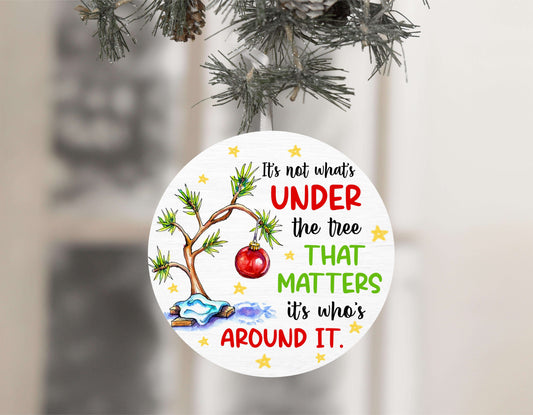 It's Not What's Under The Christmas Tree Ornament image 0