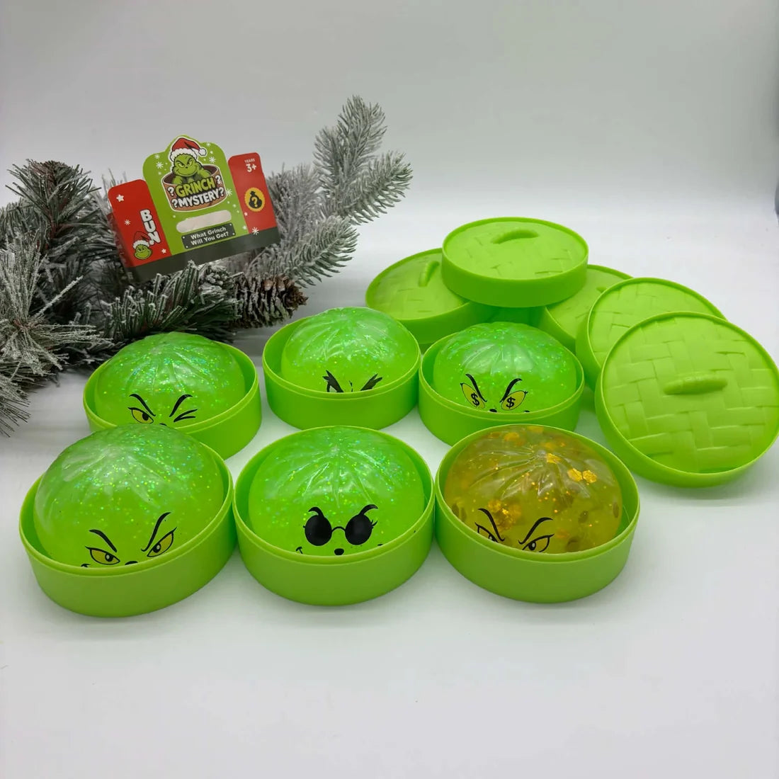 Grump Squish Mystery Squishy 🎄💚 — PREORDER