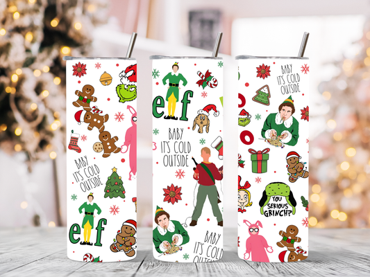 Christmas Movie Tumbler