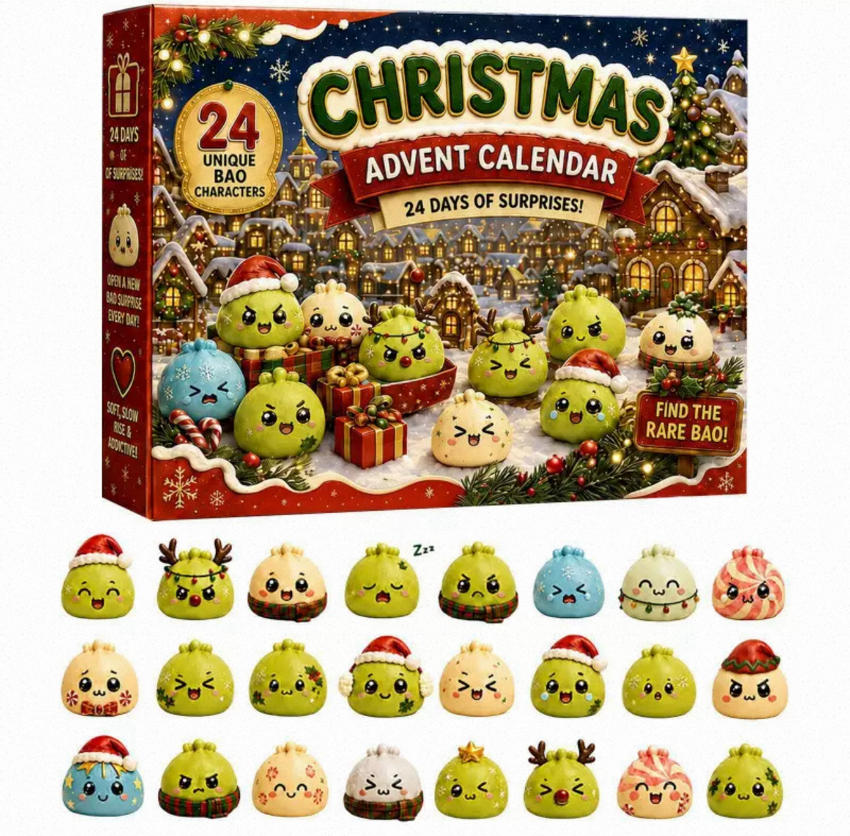 24-Day Squishy Advent Calendar 🎄✨