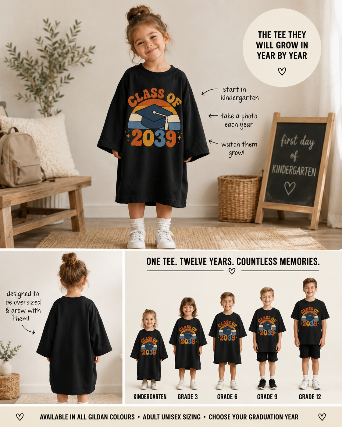 Class of 2039 Graduation Tee