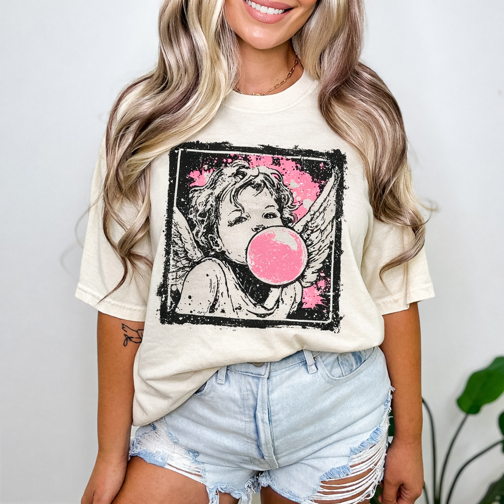 Bubblegum Angel Tee