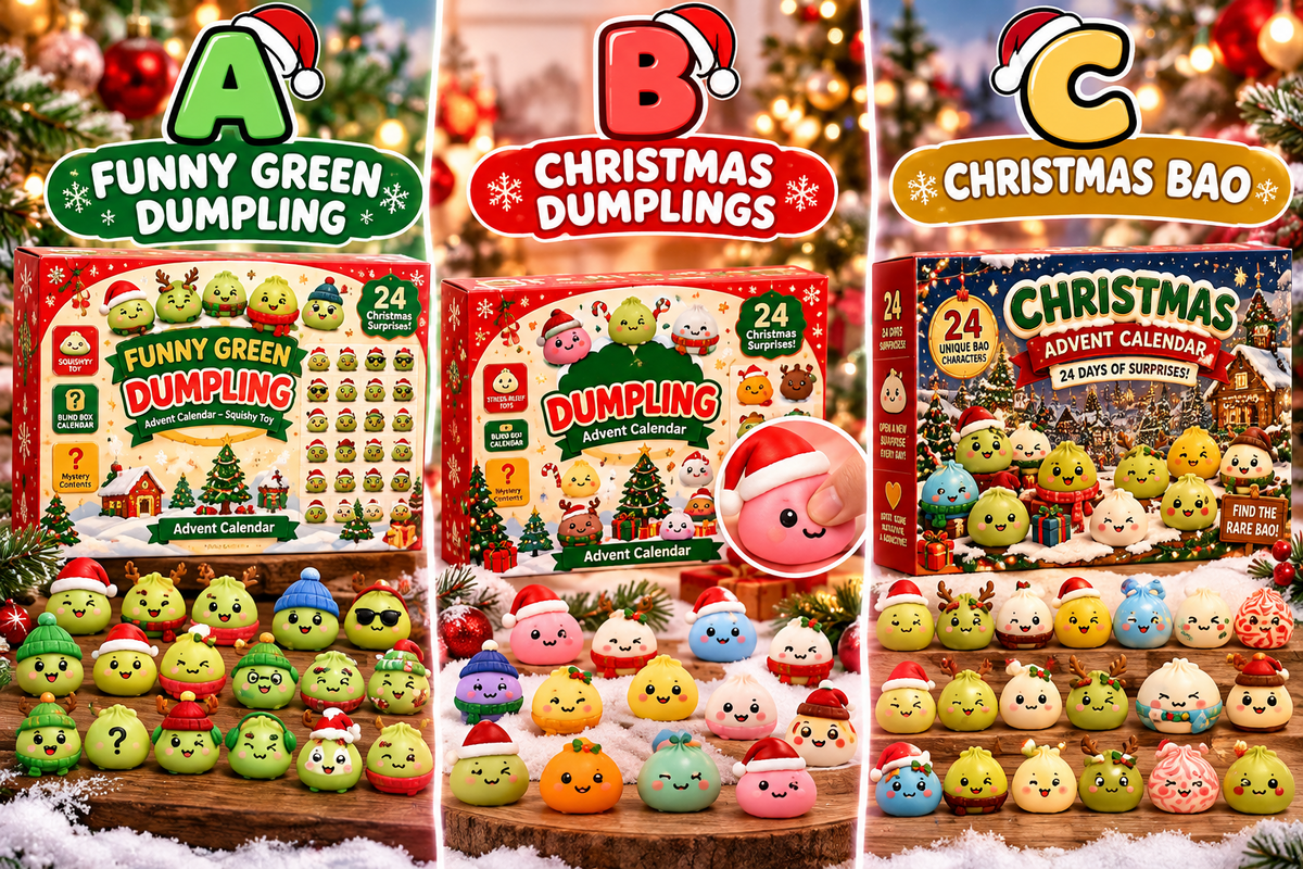 24-Day Squishy Advent Calendar 🎄✨