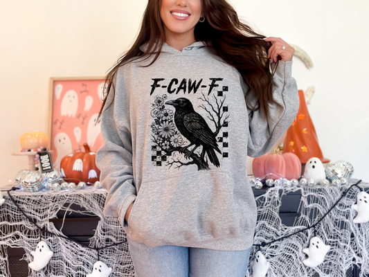 F-CAW-F Crow Hoodie