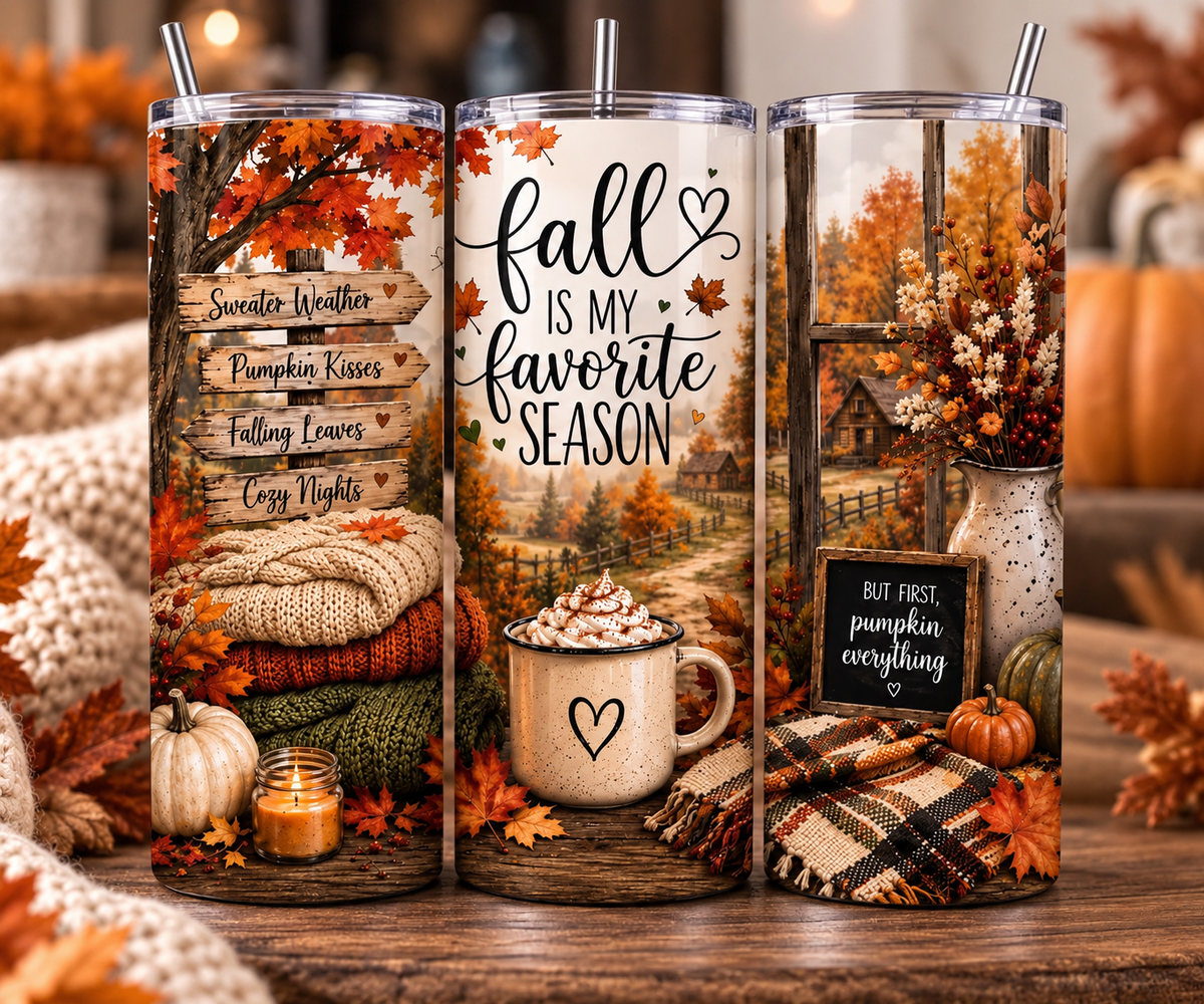 Fall Is My Favorite Season Tumbler 🍂