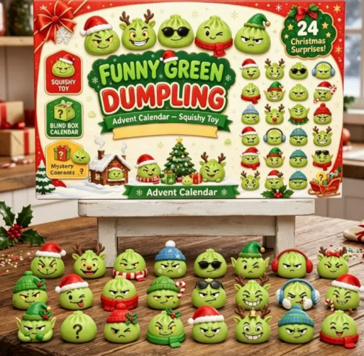 24-Day Squishy Advent Calendar 🎄✨
